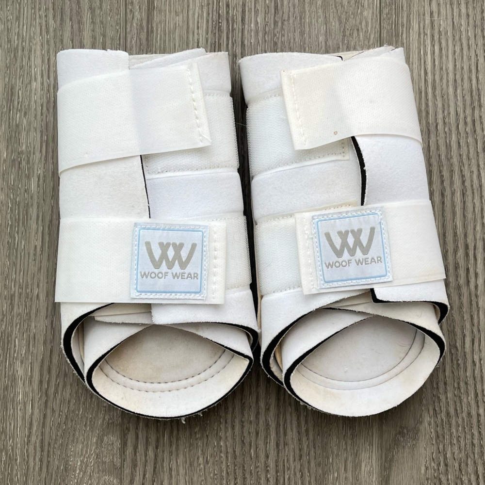 Set of 4 Woof Wear Horse Boots - Full Set - White - Medium